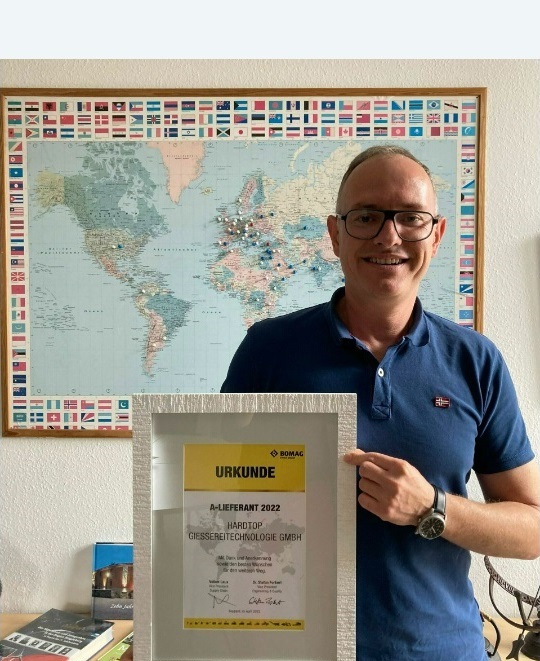 HARDTOP again receives the certificate as A-supplier from BOMAG